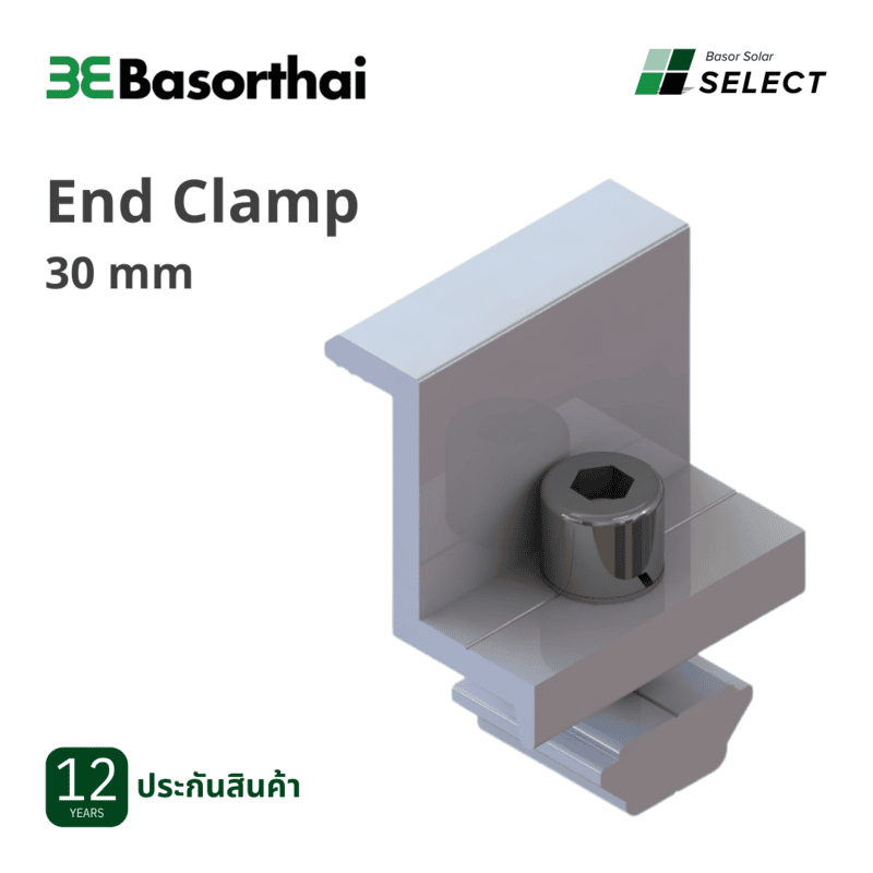 D03 - Basor End Clamp 30mm AL6005-T5