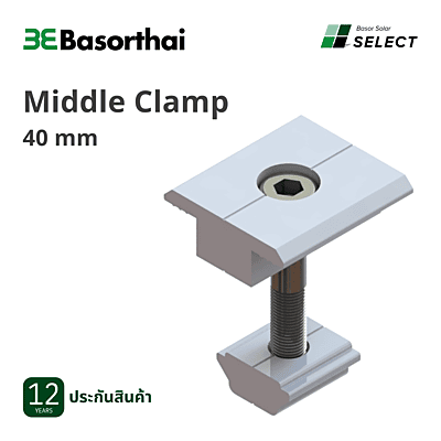D26 - Basor Middle Clamp 40 mm